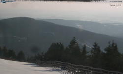 Lysá hora, pohled na východ