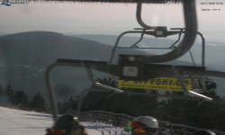 Lysá hora, pohled na východ