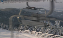 Lysá hora, pohled na východ