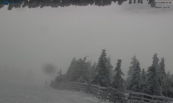 Lysá hora, pohled na východ