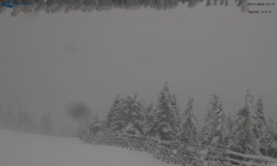 Lysá hora, pohled na východ