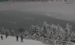 Lysá hora, pohled na východ