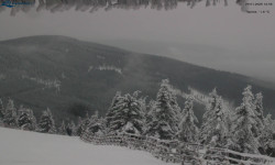 Lysá hora, pohled na východ