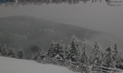 Lysá hora, pohled na východ