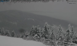 Lysá hora, pohled na východ