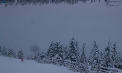 Lysá hora, pohled na východ