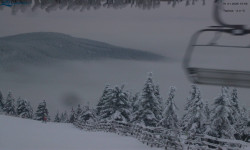 Lysá hora, pohled na východ