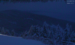 Lysá hora, pohled na východ