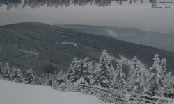 Lysá hora, pohled na východ