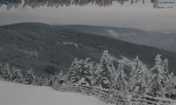 Lysá hora, pohled na východ