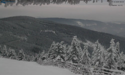 Lysá hora, pohled na východ