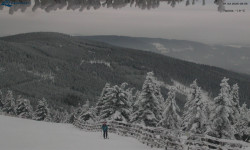 Lysá hora, pohled na východ