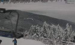 Lysá hora, pohled na východ