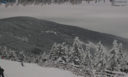 Lysá hora, pohled na východ