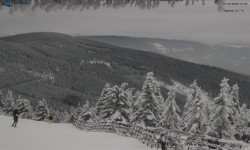 Lysá hora, pohled na východ