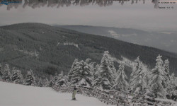 Lysá hora, pohled na východ