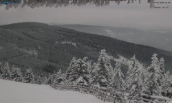 Lysá hora, pohled na východ