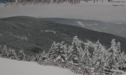 Lysá hora, pohled na východ