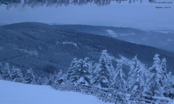 Lysá hora, pohled na východ