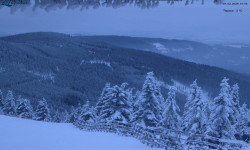 Lysá hora, pohled na východ