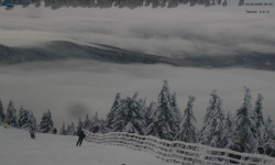 Lysá hora, pohled na východ