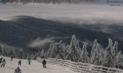 Lysá hora, pohled na východ