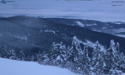 Lysá hora, pohled na východ