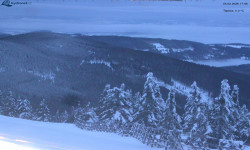 Lysá hora, pohled na východ