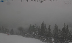 Lysá hora, pohled na východ