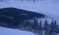 Lysá hora, pohled na východ