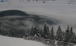 Lysá hora, pohled na východ