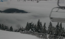 Lysá hora, pohled na východ