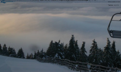 Lysá hora, pohled na východ