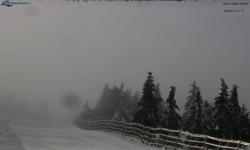 Lysá hora, pohled na východ