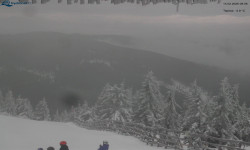 Lysá hora, pohled na východ