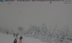 Lysá hora, pohled na východ