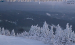 Lysá hora, pohled na východ