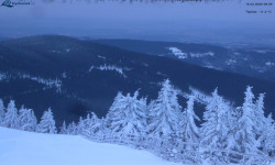 Lysá hora, pohled na východ