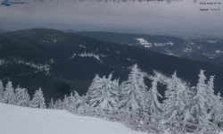 Lysá hora, pohled na východ