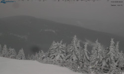 Lysá hora, pohled na východ