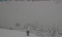 Lysá hora, pohled na východ