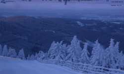 Lysá hora, pohled na východ