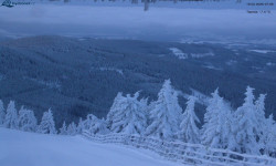 Lysá hora, pohled na východ