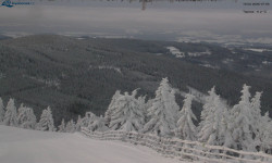 Lysá hora, pohled na východ