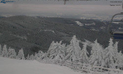 Lysá hora, pohled na východ