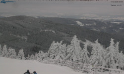 Lysá hora, pohled na východ