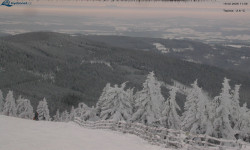 Lysá hora, pohled na východ