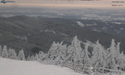 Lysá hora, pohled na východ