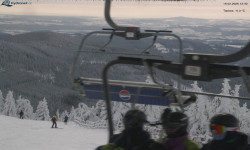 Lysá hora, pohled na východ