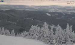 Lysá hora, pohled na východ